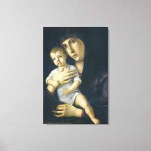 Madonna and Child by Giovanni Bellini Canvas Print