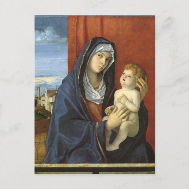 Madonna and Child by Giovanni Bellini Postcard (Front)