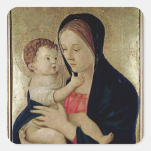 Madonna and Child, c.1475 Square Sticker