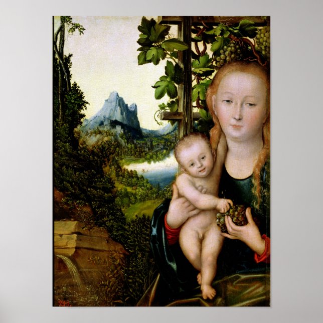 Madonna and Child, c.1525 Poster (Front)