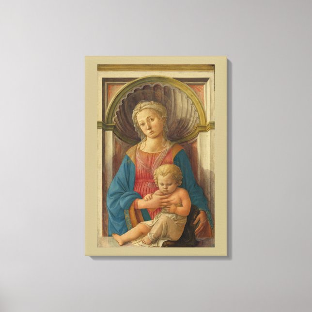 Madonna and Child Canvas Print (Front)