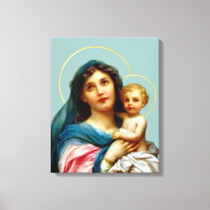 Madonna And Child Canvas Print