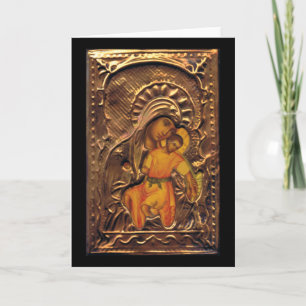 Madonna and Child Card