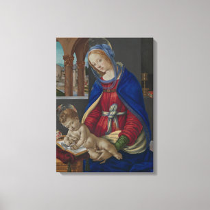 Madonna and Child, circa 1483-4 Canvas Print