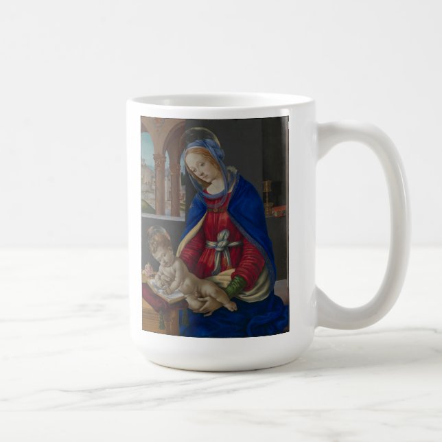 Madonna and Child, circa 1483-4 Coffee Mug (Right)