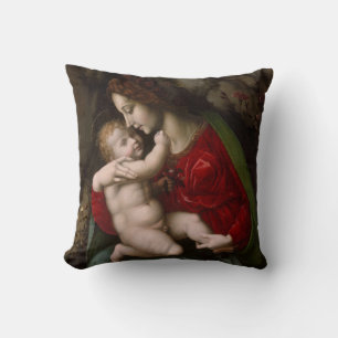 Madonna and Child, circa 1520 Throw Pillow