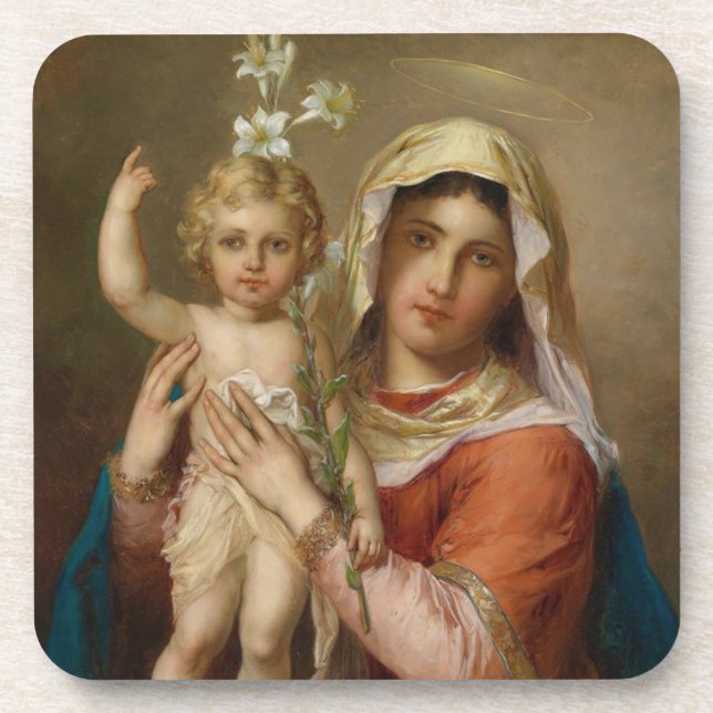 Madonna and Child Coaster (Front)