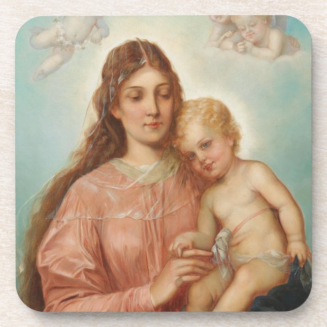 Madonna and Child Coaster (Front)