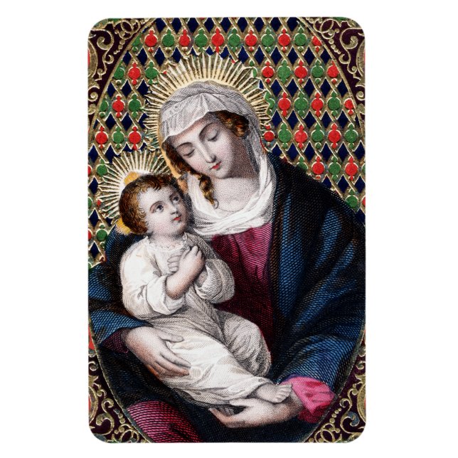 Madonna and Child (DPT 001) Magnet (Vertical)