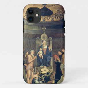 Madonna and Child Enthroned between SS. Francis, J iPhone 11 Case
