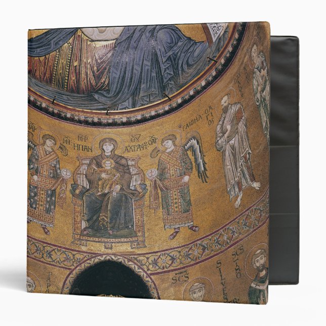 Madonna and Child Enthroned Binder (Front/Inside)