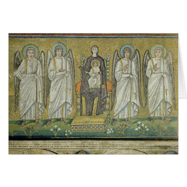 Madonna and Child enthroned by angels (Front Horizontal)
