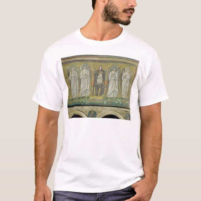 Madonna and Child enthroned by angels T-Shirt (Front)