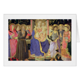 Madonna and Child enthroned with saints (altarpiec