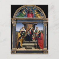Madonna and Child Enthroned with Saints by Raphael