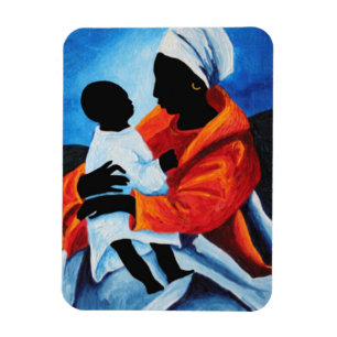 Madonna and child - First words 2008 Magnet