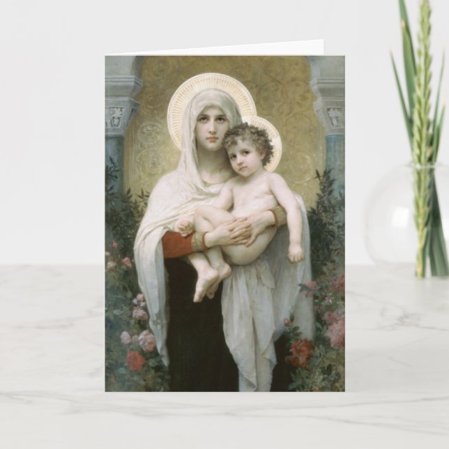 Madonna and Child Holiday Card (Front)