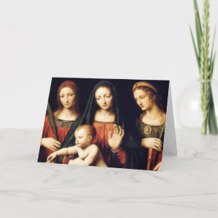 Madonna and Child Holiday Card