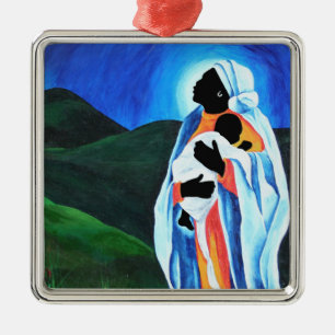 Madonna and child - Hope for the world 2008 Metal Ornament