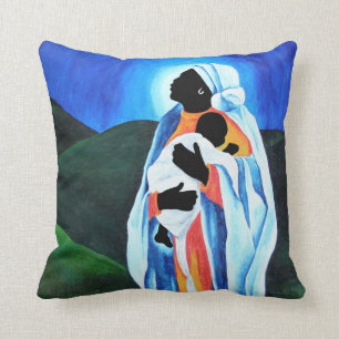Madonna and child - Hope for the world 2008 Throw Pillow
