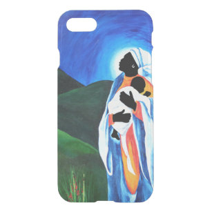 Madonna and child - Hope for the world 2008 iPhone SE/8/7 Case