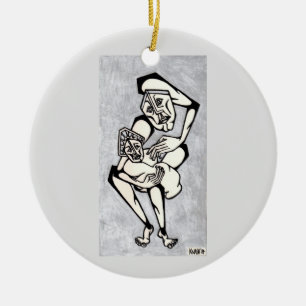Madonna and Child "It's About Love" Ceramic Ornament