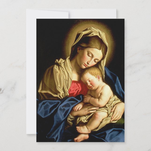 Madonna and Child Jesus - Sassoferrato (Front)