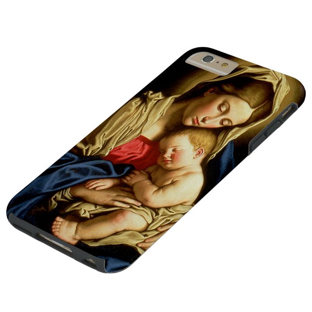 Madonna and Child Jesus - Sassoferrato Case-Mate iPhone Case (Top)