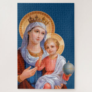 Madonna and Child Jigsaw Puzzle