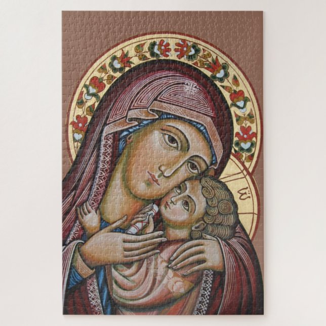 Madonna and Child Jigsaw Puzzle (Vertical)