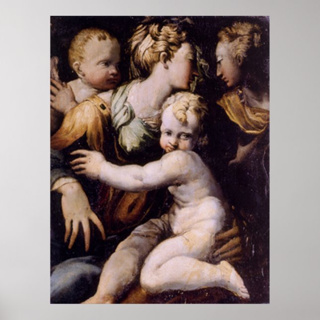 Madonna and Child, John the Baptist..  Print (Front)