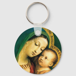 MADONNA AND CHILD KEYCHAIN