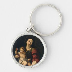 Madonna and Child Keychain