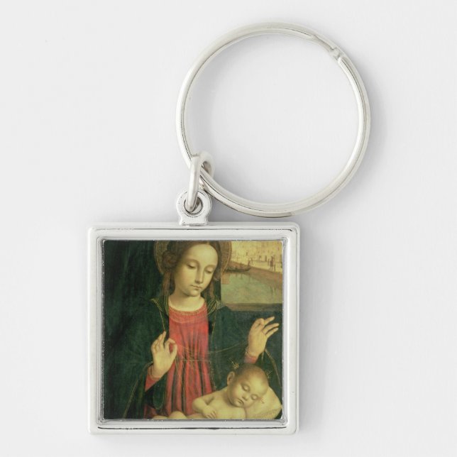 Madonna and Child Keychain (Front)