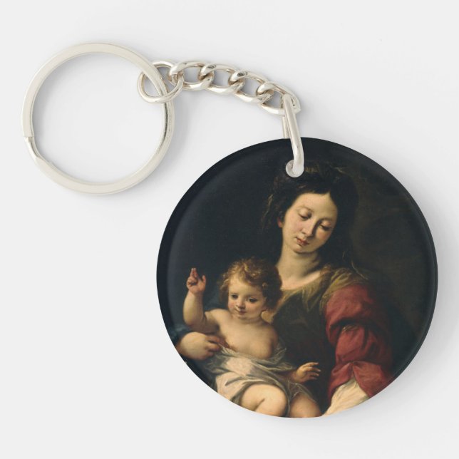 Madonna and Child Keychain (Front)
