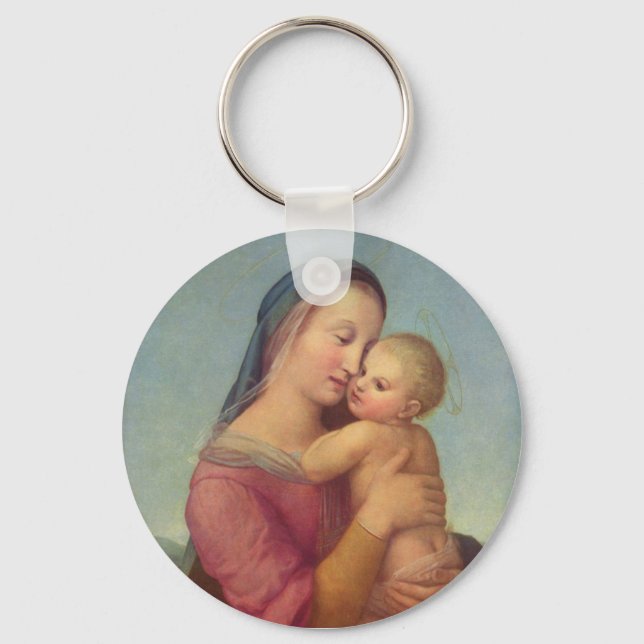 Madonna and Child Keychain (Front)
