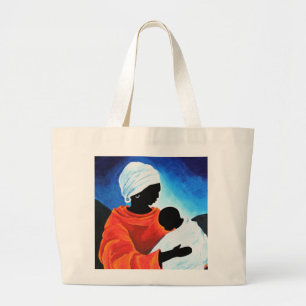 Madonna and child - Lullabye 2008 Large Tote Bag