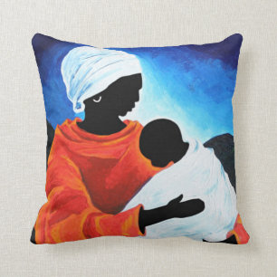 Madonna and child - Lullabye 2008 Throw Pillow