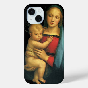 Madonna And Child, Madonna del Granduca by Raphael iPhone 15 Case