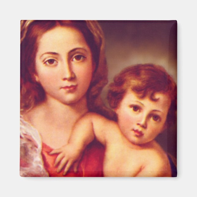 Madonna and child magnet (Front)