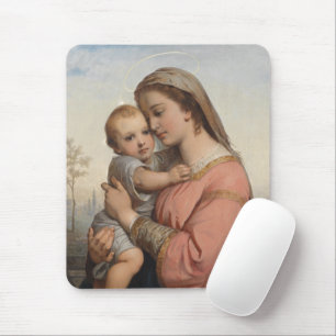 Madonna And Child Mouse Pad