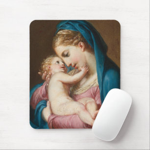 Madonna And Child Mouse Pad