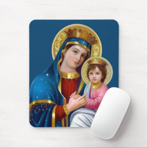 Madonna And Child Mouse Pad