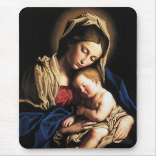 MADONNA AND CHILD MOUSE PAD