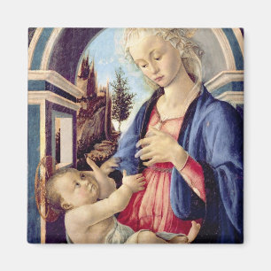 Madonna and Child (panel) 2 Magnet
