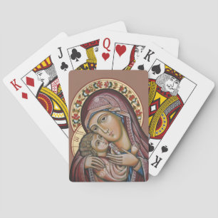 Madonna and Child Playing Cards
