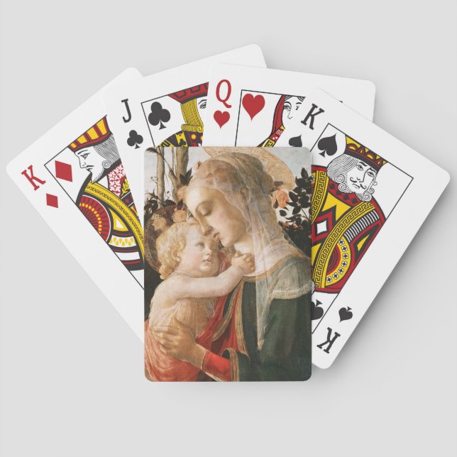 Madonna and Child Playing Cards (Back)