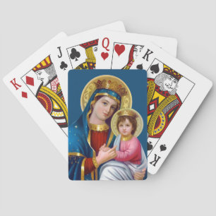 Madonna and Child Playing Cards