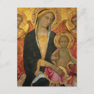 Madonna and child postcard