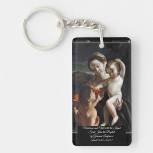 Madonna and Child Saint John Keychain